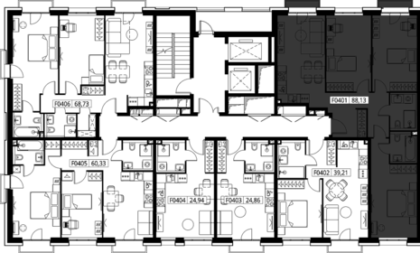 Квартира 89,2 м², 3-комнатная - изображение 3
