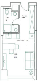 Квартира 26,1 м², студия - изображение 2
