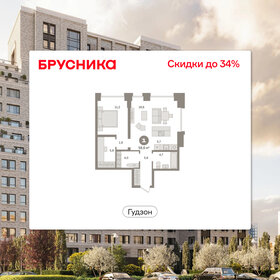 Квартира 58,6 м², 2-комнатная - изображение 1