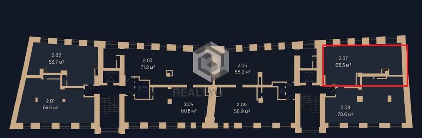 63,5 м², офис - изображение 5