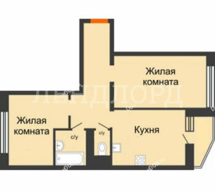 Квартира 60 м², 2-комнатная - изображение 1