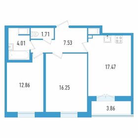 53,5 м², 2-комнатная квартира 12 875 000 ₽ - изображение 114