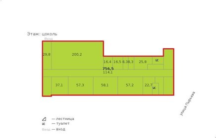 3093,5 м², офис 6 443 761 ₽ в месяц - изображение 13