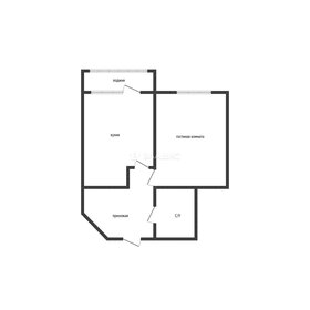 Квартира 39,6 м², 1-комнатная - изображение 1