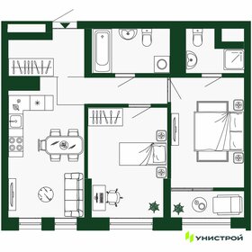 59,3 м², 2-комнатные апартаменты 11 770 000 ₽ - изображение 49