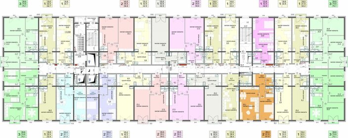 51,5 м², 1-комнатная квартира 4 690 000 ₽ - изображение 99