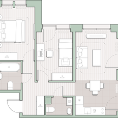 Квартира 52,2 м², 2-комнатная - изображение 2
