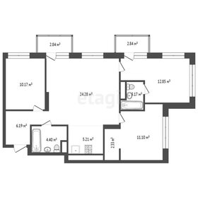 Квартира 79,9 м², 3-комнатная - изображение 1