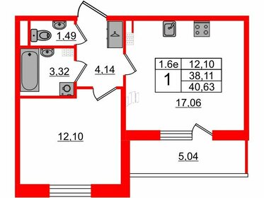 68,4 м², 3-комнатная квартира 10 500 000 ₽ - изображение 103