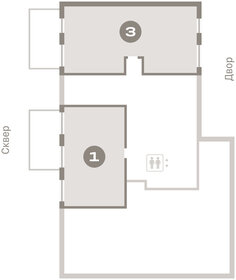 Квартира 76,3 м², 1-комнатная - изображение 2