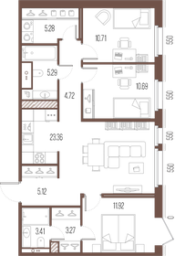 82,1 м², 3-комнатная квартира 23 300 000 ₽ - изображение 126