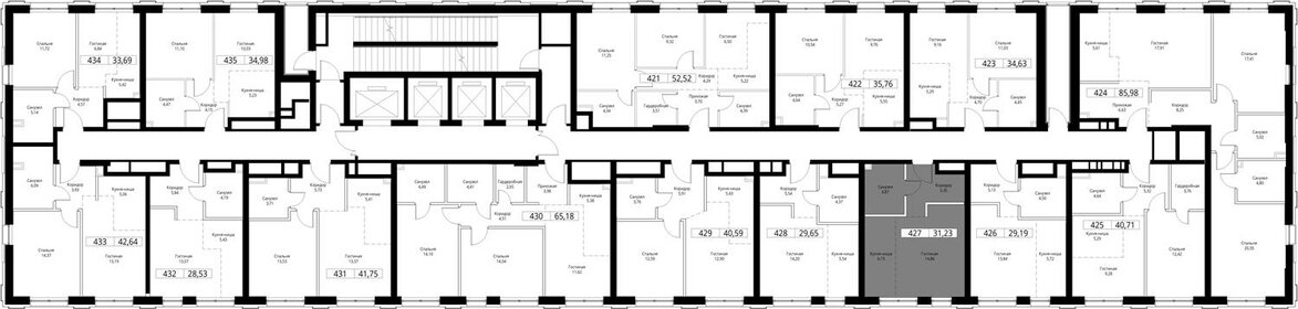 Квартира 31,2 м², студия - изображение 2