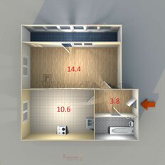 Квартира 33 м², 1-комнатная - изображение 1