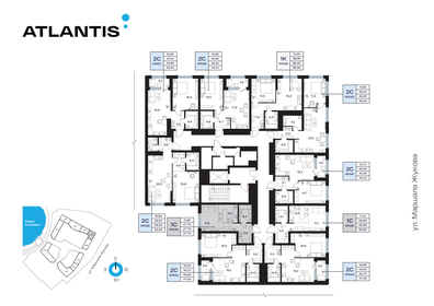 Квартира 27,7 м², 1-комнатная - изображение 2