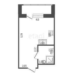 Квартира 21,4 м², студия - изображение 1