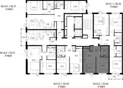 Квартира 33,4 м², 1-комнатная - изображение 2