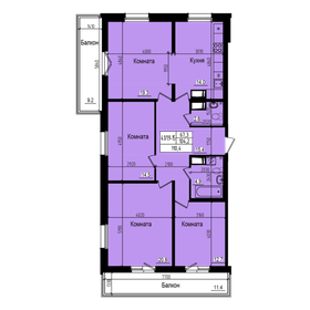 112,5 м², 4-комнатная квартира 20 175 000 ₽ - изображение 51