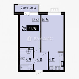 Квартира 41,3 м², 1-комнатная - изображение 2