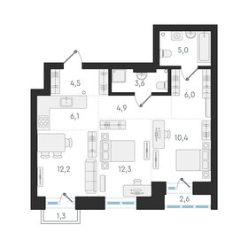 71,6 м², 4-комнатная квартира 7 500 000 ₽ - изображение 96