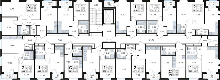 Квартира 46,9 м², 2-комнатная - изображение 2