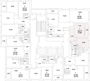 35 м², 1-комнатная квартира 8 800 000 ₽ - изображение 83