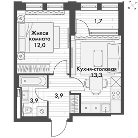50,8 м², 1-комнатная квартира 10 600 000 ₽ - изображение 65