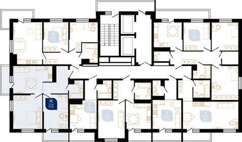 59 м², 2-комнатная квартира 16 088 852 ₽ - изображение 12