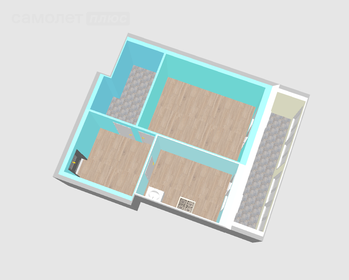 38,8 м², 1-комнатная квартира 6 100 000 ₽ - изображение 13