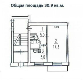 34 м², 1-комнатная квартира 6 349 999 ₽ - изображение 38