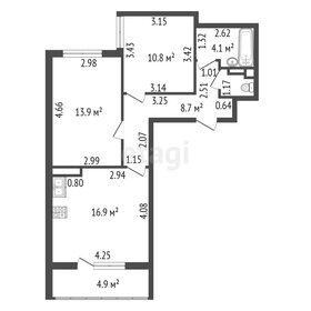 Квартира 55,8 м², 2-комнатная - изображение 1