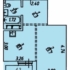 Квартира 38,3 м², 1-комнатная - изображение 4