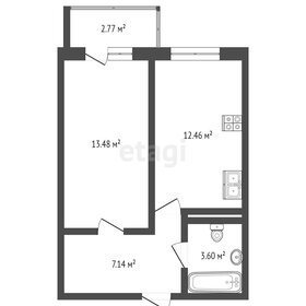 Квартира 36,4 м², 1-комнатные - изображение 2