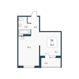 38,2 м², 1-комнатная квартира 4 200 000 ₽ - изображение 21