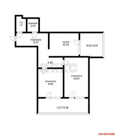 Квартира 73 м², 2-комнатная - изображение 1