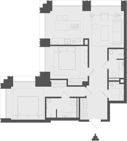 Квартира 77,2 м², 2-комнатная - изображение 1