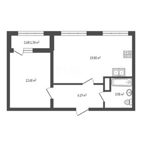 Квартира 43,8 м², 2-комнатная - изображение 1