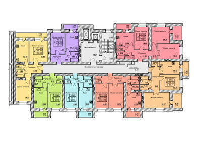 78,6 м², 3-комнатная квартира 5 700 000 ₽ - изображение 60