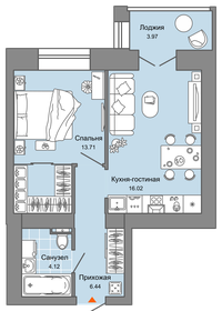 54 м², 2-комнатная квартира 4 299 000 ₽ - изображение 117