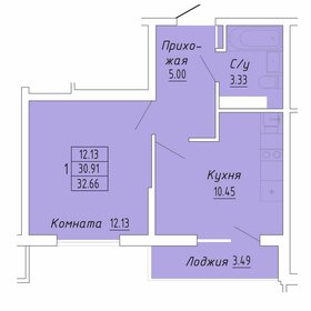 24,6 м², 1-комнатные апартаменты 4 309 000 ₽ - изображение 56