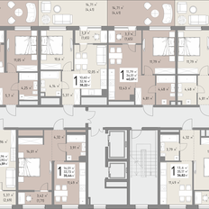 Квартира 89,3 м², 3-комнатная - изображение 2