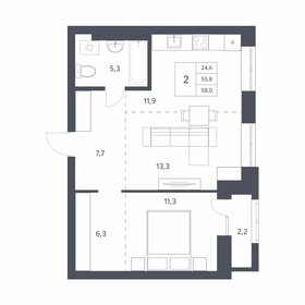 65,9 м², 4-комнатная квартира 4 300 000 ₽ - изображение 91