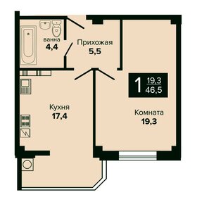 49 м², 1-комнатная квартира 6 850 000 ₽ - изображение 66