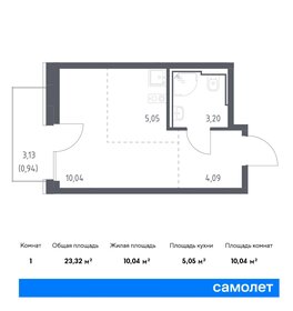 Квартира 23,3 м², студия - изображение 1