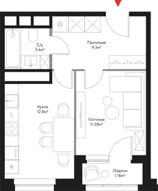 39 м², 2-комнатная квартира 12 300 000 ₽ - изображение 119