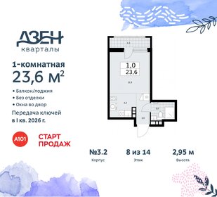 23,6 м², квартира-студия 7 800 000 ₽ - изображение 34