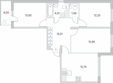 90 м², 3-комнатная квартира 16 255 000 ₽ - изображение 107