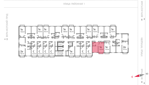 Квартира 32,9 м², 1-комнатная - изображение 2