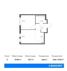 47 м², 2-комнатная квартира 6 450 000 ₽ - изображение 144