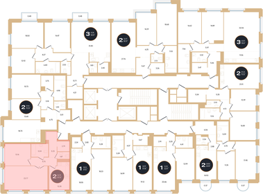 64,4 м², 2-комнатная квартира 16 043 070 ₽ - изображение 22