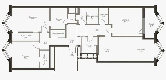 152 м², 4-комнатная квартира 155 000 000 ₽ - изображение 83